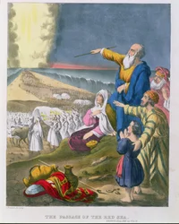 Moïse séparant la mer Rouge, d
